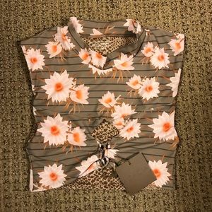 Acacia Amalfi Top - Dragon Stripe